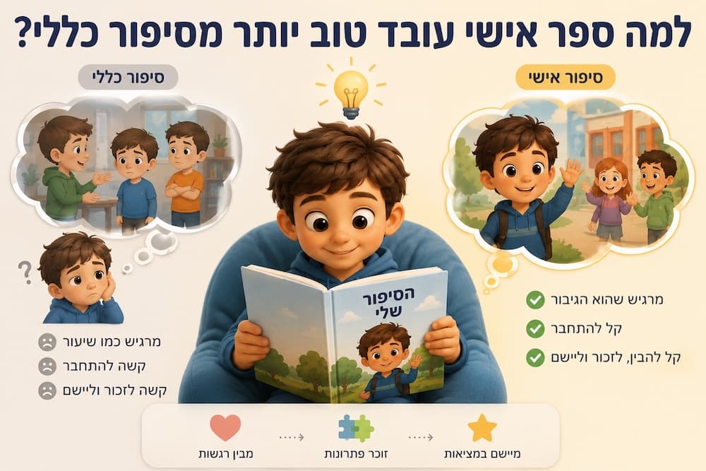 למה ספר אישי עובד טוב יותר מסיפור כללי?